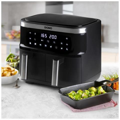DO537FR friggitrice Doppia 4 L Indipendente Friggitrice ad aria calda Nero - Foto 2