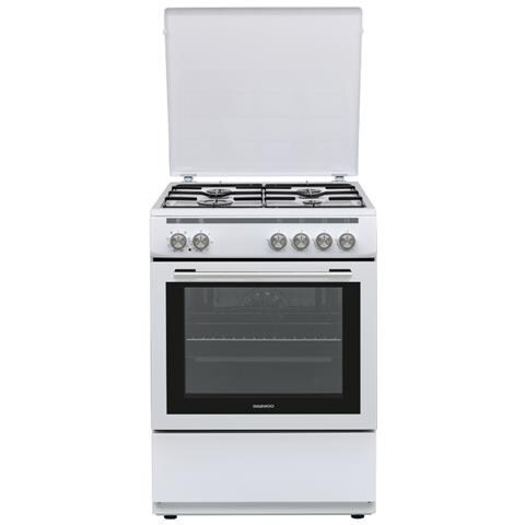 DAEWOO F6CG22WM1 CUCINA MULTIF 60x60 GRILL + GAS - COLORE BIANCO