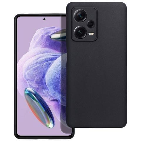 Custodia Tpu Silicone Cover Case Per Xiaomi Redmi Note 12 Pro+ - 12 Pro Plus 5g Black - Foto 1
