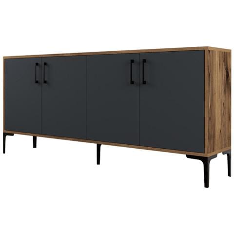Credenza In Stile Industriale 180 Cm Arkel - Foto 1