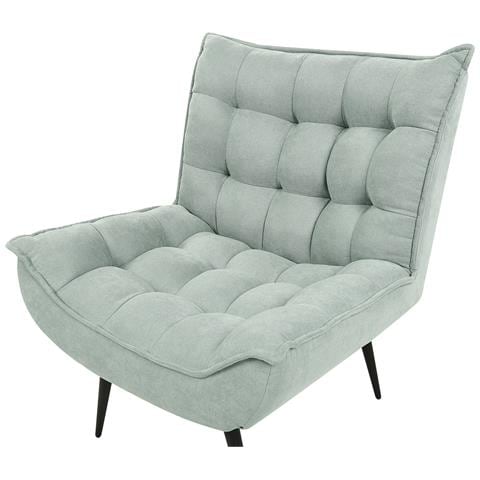 Poltrona Tessuto Verde Menta Alvesta - Foto 2