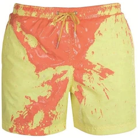 Costume Da Bagno Per Donna Pethuel Pantaloncini Da Uomo Yy-0512-171 Giallo - Foto 1