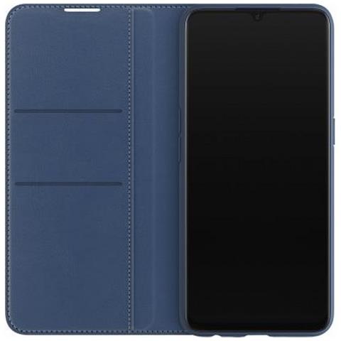 Custodia Find X2 Lite Folio Flip Cover Con Portacarte, Blu - Foto 2