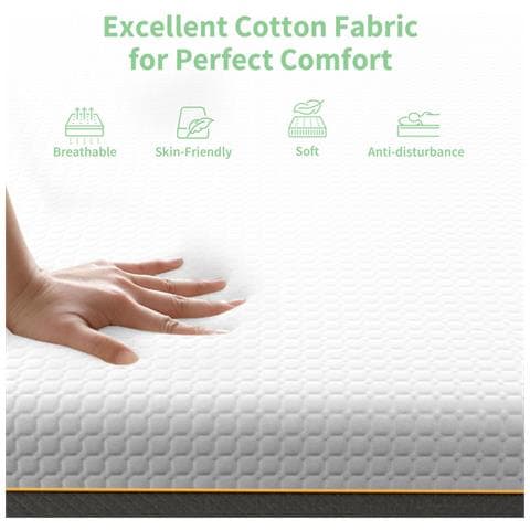 Materasso 140x190 - Alto 20 Cm - Materassi In Schiuma - Foam - Anallergico - Foto 2