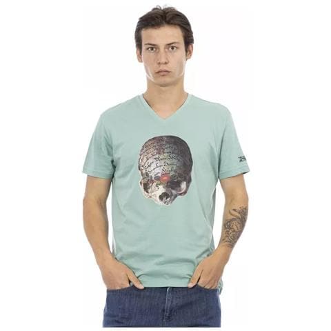 Maglietta In Cotone Verde - S - Foto 1