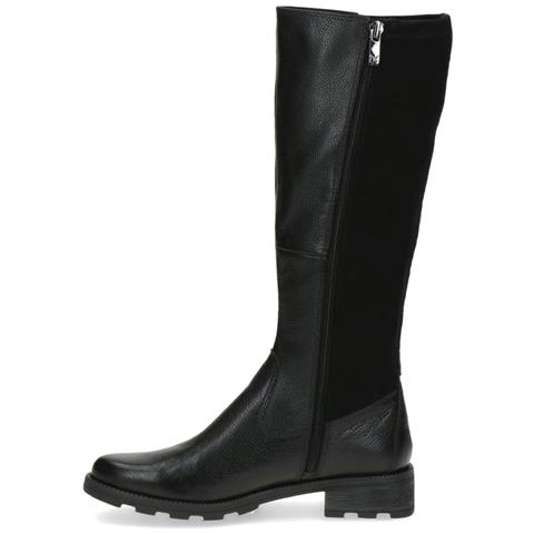 Black Comb Casual Closed Boots Stivaletti Pelle Scarpe Donna Nero Eu 37, 9-25611-41-019 - Foto 3