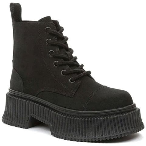 Black Casual Closed Booties Stivaletti Pelle Scamosciata /nabuk Scarpe Donna Nero Eu 36, 948012/30-01 - Foto 1