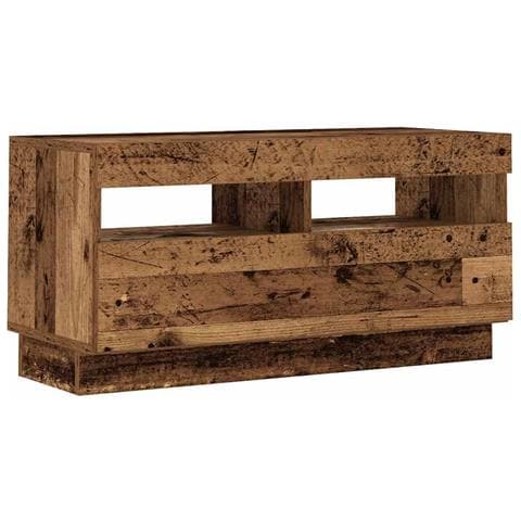 Mobile Porta TV con LED Legno Antico 260x35x40 cm Truciolato - Foto 10