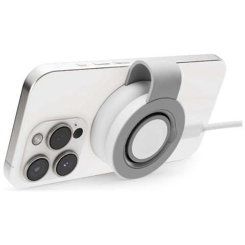 Caricabatterie Wireless Qi2 2 In 1 Butterfly Se 15w Compatibile Con Magsafe, Bianco - Foto 4