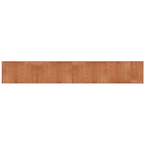 Tappeto Rettangolare Marrone 60x400 Cm In Bambù - Foto 2