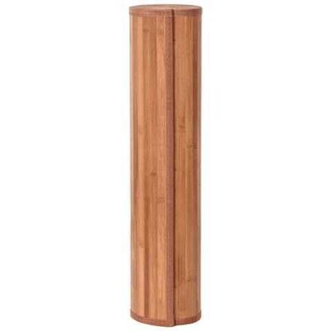 Tappeto Rettangolare Marrone 60x400 Cm In Bambù - Foto 3