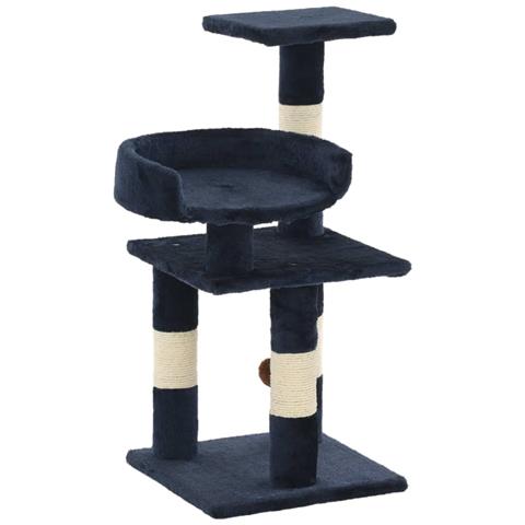 Lusso Casadino - Albero Per Gatti Con Tiragraffi In Sisal 65 Cm Blu - Foto 2