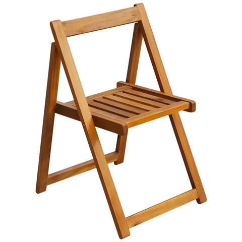 Sedie Da Giardino Pieghevoli 2 Pz In Legno Massello D'acacia - Foto 1