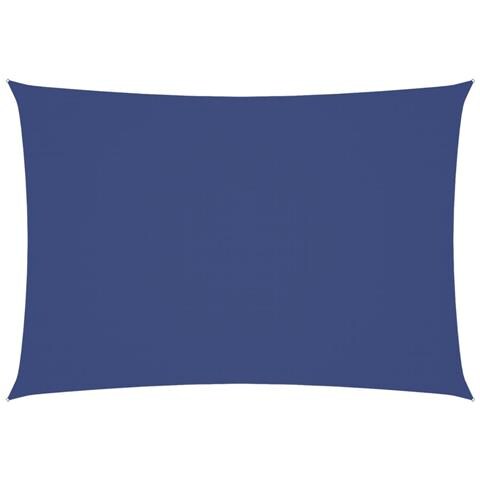 Parasole A Vela Oxford Rettangolare 2,5x4,5 M Blu - Foto 1