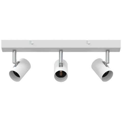 Faretto da soffitto 3 vie regolabili Bianco E27 - Foto 1