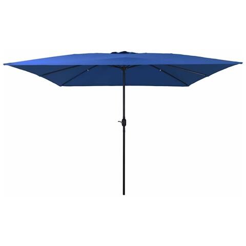 Parasol da Giardino Quadrato  295x245 cm Blu - Foto 1