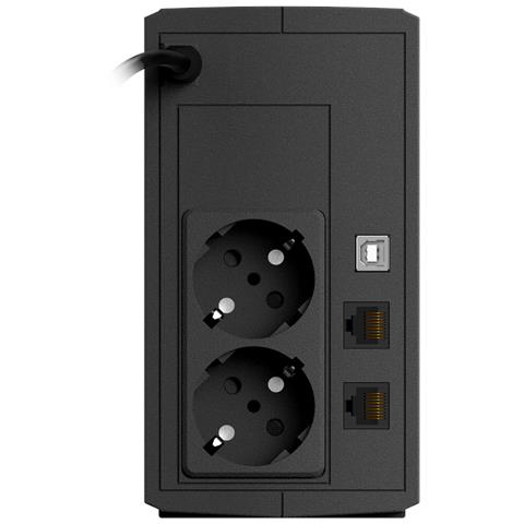 Keen 600 Usb Gruppo Di Continuità  600va 360 Watt, Line Interactive, Ups Per Computer Pc E Modem, Avr, 2 Uscite Schuko, 1 Batteria 12v-7ah - Garanzia 3 Anni - Foto 3