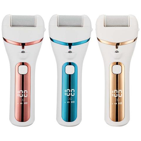 Lima Elettrica Per Piedi - Rimozione Ricaricabile Di Calli Ed Esfoliante Per Piedi White + Blue - Foto 2