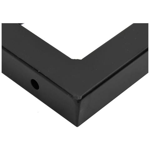 Ripiano a Parete per Lavabo in Acciaio e Massello di Faggio - Foto 9