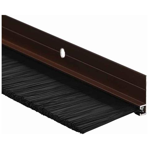 Spazzole per porte a vite 12 pcs Marrone 100 cm - Foto 9