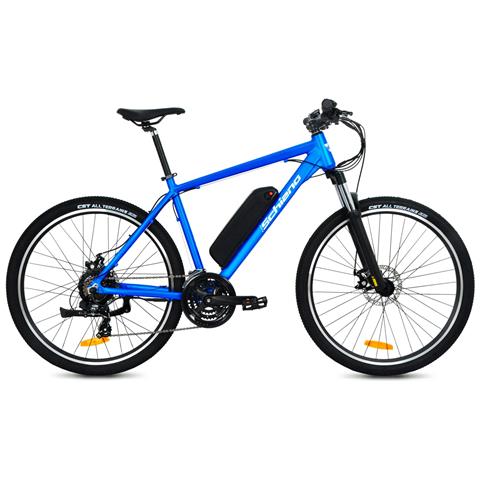 Mtb 27,5'' - Mountain E-bike, Telaio Alluminio, Ruote 27,5'', Cambio 21 Velocità, Motore 250 W, Batteria 36v X 10,4 Ah - Colore Blu - Foto 1