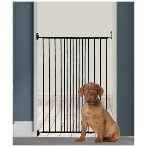 Bettacare Cancelletto Di Sicurezza Per Animali Domestici Extra Alto Con Montaggio A Vite, 62,5cm - 106,8cm, Nero, Altezza Di 103,5cm - Foto 2