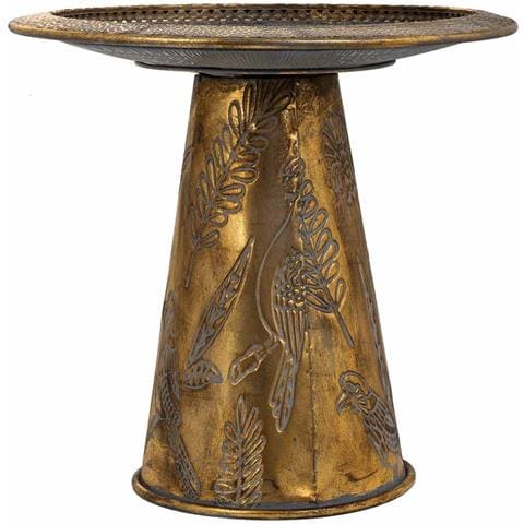 Tavolino In Metallo Dorato 52,5x52,5x48,5h - Foto 2