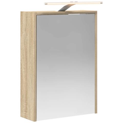 Mobiletto per specchio da bagno Rovere Sonoma 43 x 16 x 62.5 cm - Foto 1