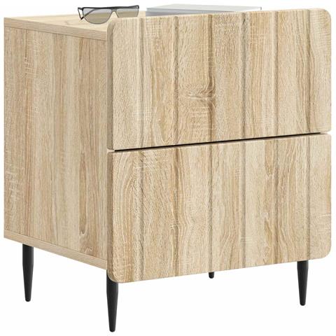 Armadio da Notte con cassetto Rovere Sonoma 43 x 34,5 x 49,5 cm - Foto 2