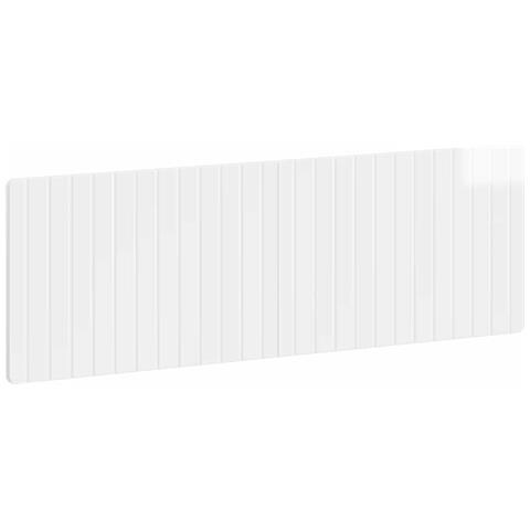 Testiera da Muro ZWOLLE Bianco Lucido Legno ingegnerizzato - Foto 1