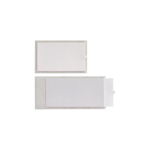 10 portaetichette adesive iesti a3 32x124mm trasparente sei - Foto 1