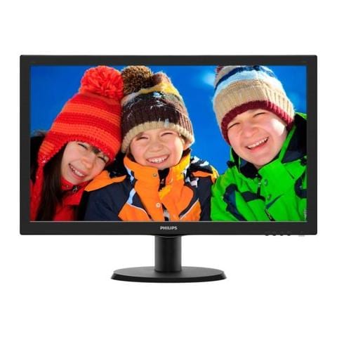 Monitor 23.6" LCD con Retroilluminazione a LED V-line 243V5LHSB 1920 x 1080 Pixel Full HD Tempo di Risposta 1 ms  - Foto 1