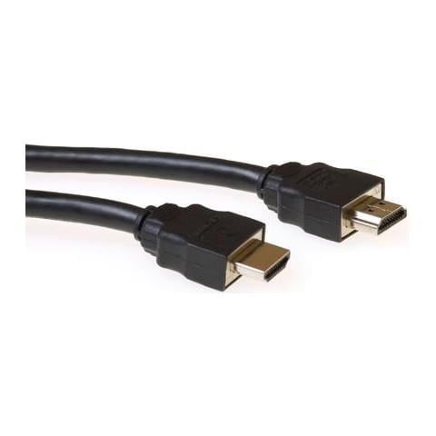 Cavo A / V - HDMI - for Dispositivo audio / video - 2 m - 1 x HDMI (Type A) Maschio Audio / video digitale - 1 x HDMI (Type A) Maschio Audio / video digitale - Nero - Foto 1