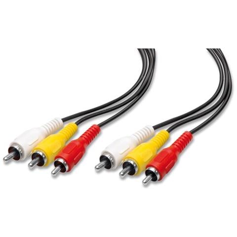 Cavo audio e video 3 RCA + 3 RCA - 1,5 mt - Foto 1