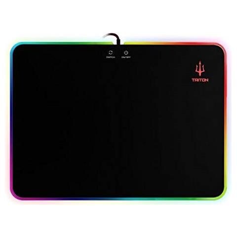 Gp35-led Gaming Mousepad Multicolour Speed 350x250mm-5mm - Foto 1
