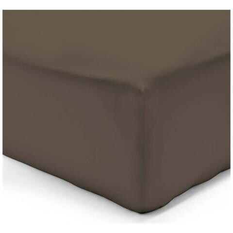 Lenzuolo Cioccolato - 140 x 190 cm - 100% Cotone - Foto 1
