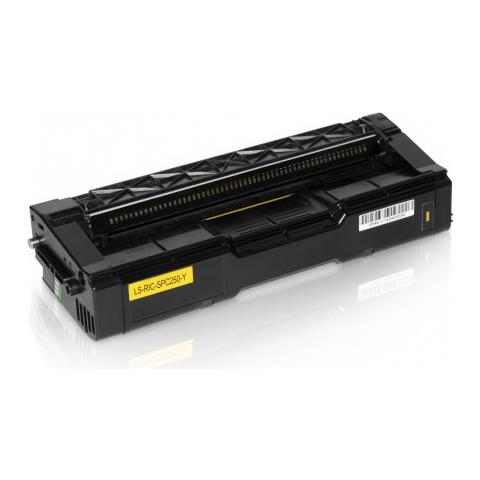 TONER COMPATIBILE - Sp C250 Giallo Per Ricoh Aficio Spc250dn, c260, c261 407546 Capacita' 1.600 Pagine - Foto 1
