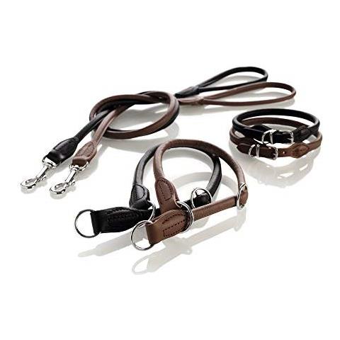 Hunter Collare Da Addestramento Round & Soft, 50 10marrone, Pelle- - Foto 3