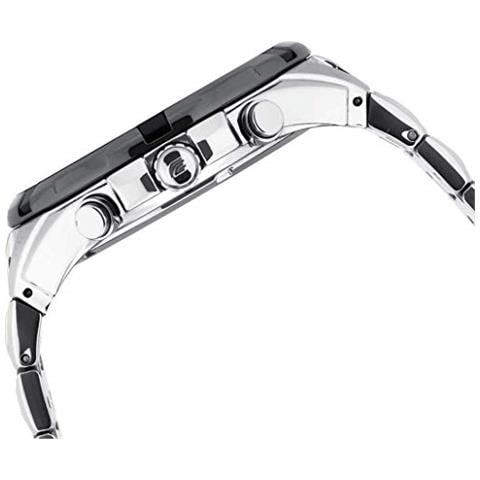 Orologio, Robusta Cassa, 10 Bar, Nero, Uomo Con Cinturino In Acciaio Inox Massiccio Ef-539d-1avef - Foto 2