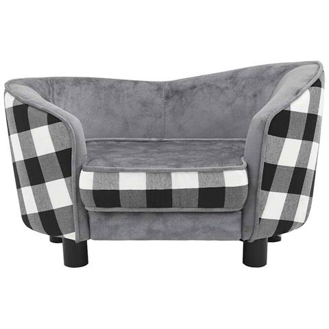 Divano per Cani Grigio 68x38x38 cm in Peluche - Foto 2
