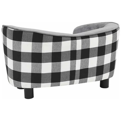 Divano per Cani Grigio 68x38x38 cm in Peluche - Foto 10