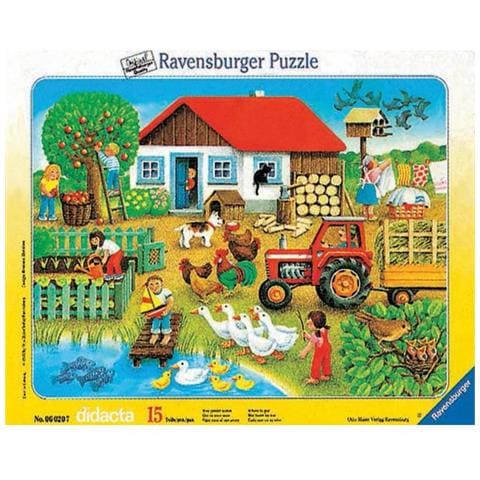 Kinderpuzzle - Was Gehrt Wohin? - Puzzlespiel - 15 Stck (e) - Cartoons - Kinder - 3 Jahr (e) (06020) - Foto 1