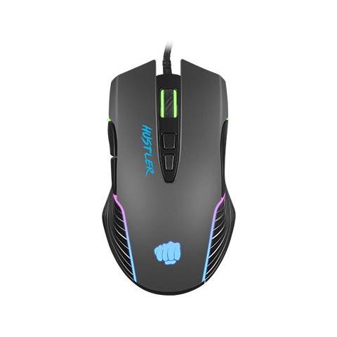 Mouse Da Gioco Hustler Cablato, 500-6400 Dpi, Nero - Foto 2