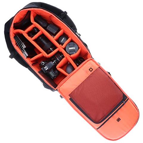 Fotoliner Zaino Nero, Arancione - Foto 5