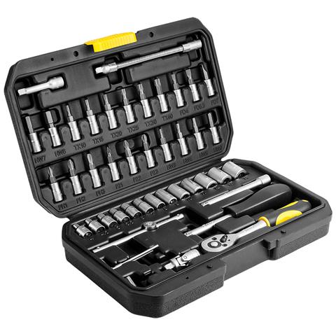 Set Bussole 1/4 ', 46 Pezzi In Acciaio Crv - Foto 3