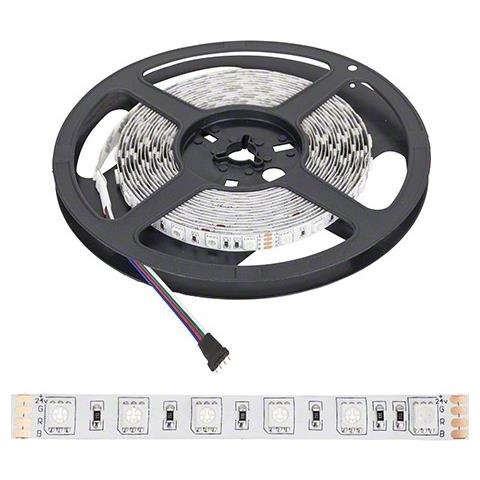 Striscia Di 300 Leds 72w 4.200lm Smd 5050 24vdc Ip33 30.000h [ pl-219012-24-ip33-rgb] - Foto 1