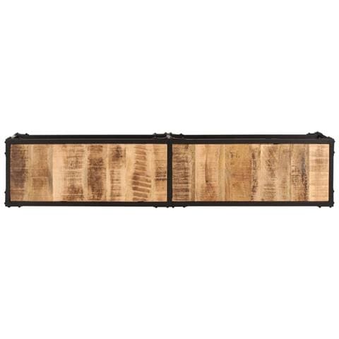 Mobile Porta Tv 150x30x41 Cm In Legno Massello Di Mango - Foto 10