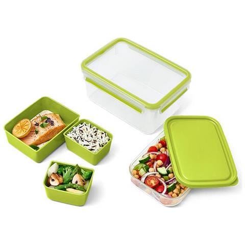 CLIP & GO XL Contenitore per il pranzo 2,3 L Verde, Trasparente 1 pz - Foto 2