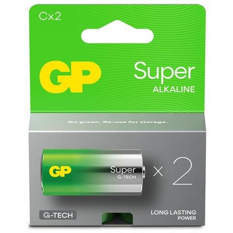 Batteria Super Alcalina Gp C Baby 1,5 V, Confezione In Blister Da 2 - Foto 4