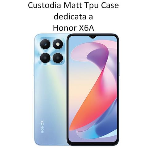 Custodia Tpu Silicone Cover Case Per Honor X6a Black - Foto 2